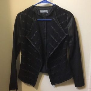 Women’s Faux Leather Blazer